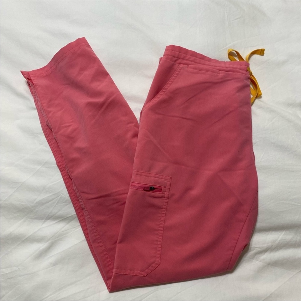 FIGS Neon Pink Scrub Pants